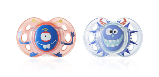 immagine-1-succhietto-tommee-tippee-2-pz-fun-style-18-36m-arancione-celeste-ean-5010415334053