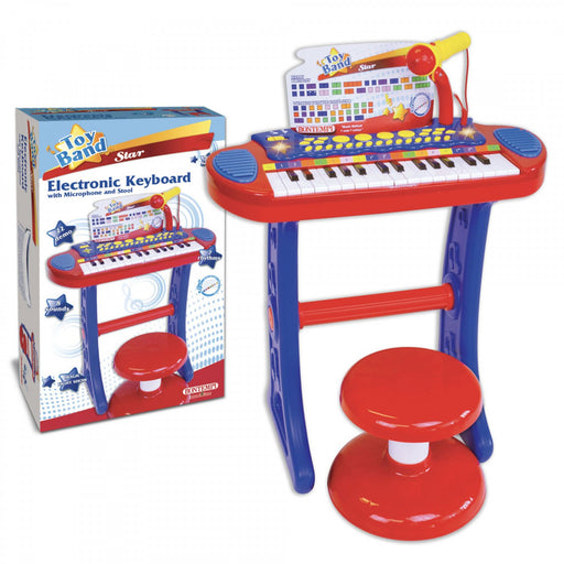 immagine-1-tastiera-elettronica-bontempi-31-tasti-blu-rosso-ean-0047663334431