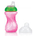 immagine-1-tazza-nuby-easy-grip-300ml-rosa-verde-ean-0048526096480
