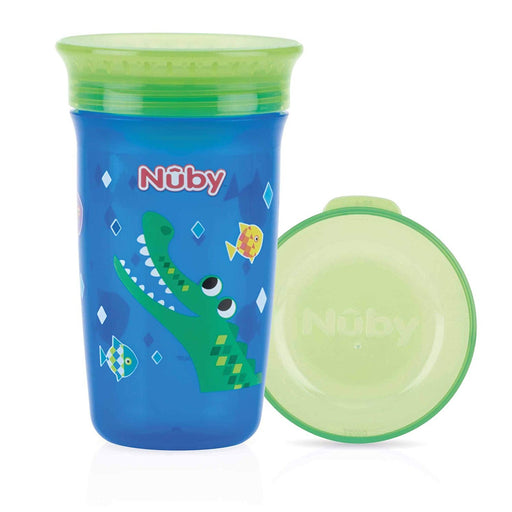 immagine-1-tazza-nuby-wonder-cup-300ml-blu-verde-ean-0048526104116
