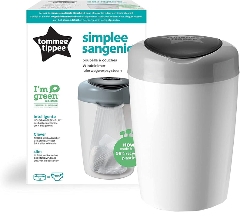 immagine-1-tommee-tippee-tommee-tippee-sangenic-simplee-sistema-di-smaltimento-pannolini-grigio-green-ean-5010415700315
