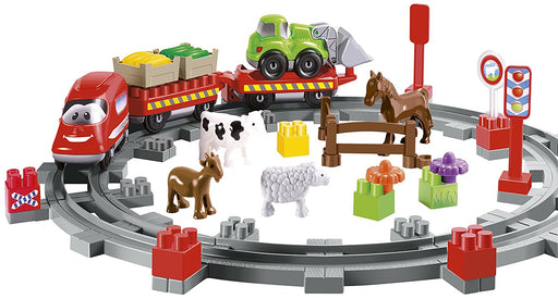 immagine-1-treno-country-con-veicolo-ecoiffier-abrick-ean-3280250030683