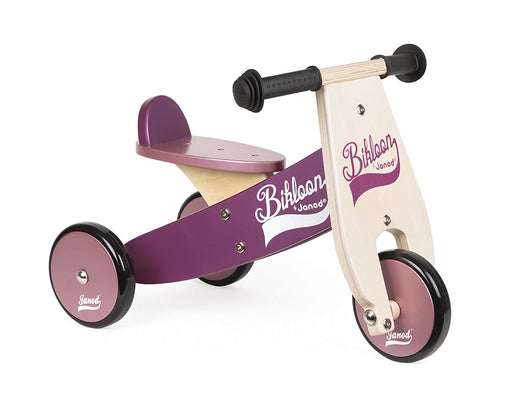 immagine-1-triciclo-janod-bikloon-viola-bianco-ean-3700217332600