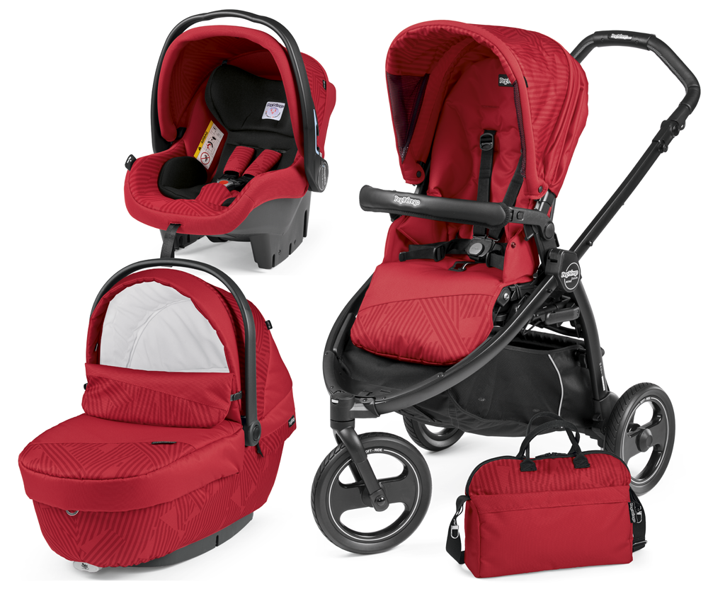 peg perego book scout stroller Trio Peg Perego Book Scout Geo Red — Toysfun.it