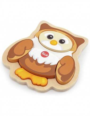 immagine-1-trudi-puzzle-in-legno-gufo-rinaldo-ean-8003444880117