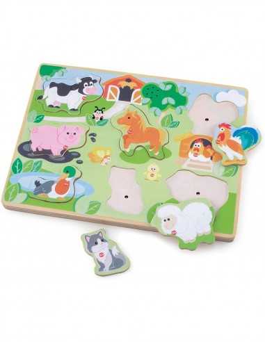 immagine-1-trudi-sevi-puzzle-sonoro-in-legno-della-fattoria-ean-8003444880339
