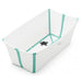 immagine-1-vaschetta-pieghevole-bagno-stokke-flexi-bath-bianco-verde-ean-7040353288109