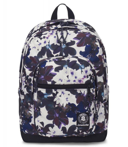 Zaino Invicta Jelek Fantasy Girl Fiori Bianchi E Neri —