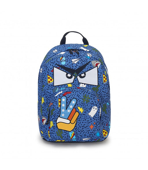 immagine-1-zaino-invicta-plain-ollie-face-pack-blu-ean-8011410303706