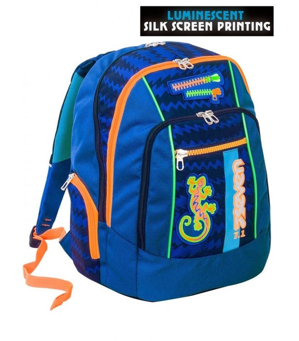 immagine-1-zaino-scuola-advanced-gecko-boy-blu-ean-8011410290129