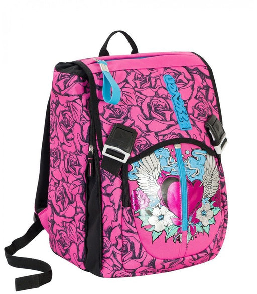 immagine-1-zaino-sdoppiabile-lefleur-rosa-ean-8011410366879