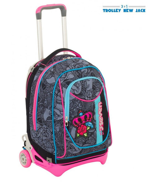 immagine-1-zaino-trolley-jack-roses-girl-nero-2018-ean-8011410289734