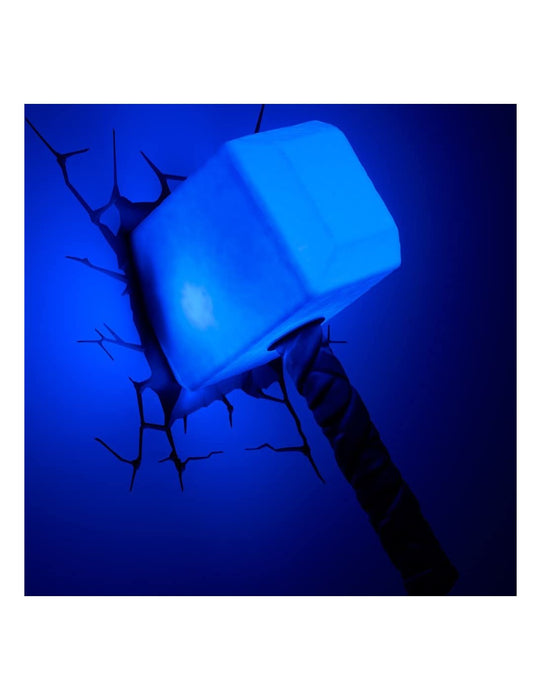 immagine-2-3d-lightfix-3d-light-fx-marvel-thors-hammer-3d-deco-led-da-parete-ean-816733002170