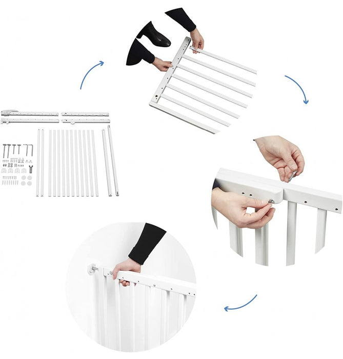 immagine-2-badabulle-badabulle-cancelletto-per-bambini-deco-pop-bianco-63-106-cm-ean-3661276164642