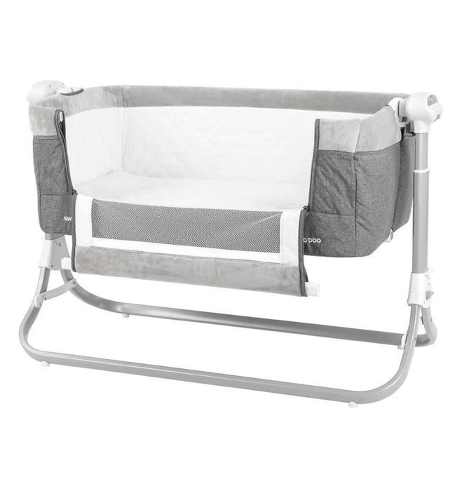 immagine-2-kikkaboo-kikkaboo-culla-fianco-letto-co-sleeping-oscillazione-elettrica-sway-me-grey-ean-3801003020531