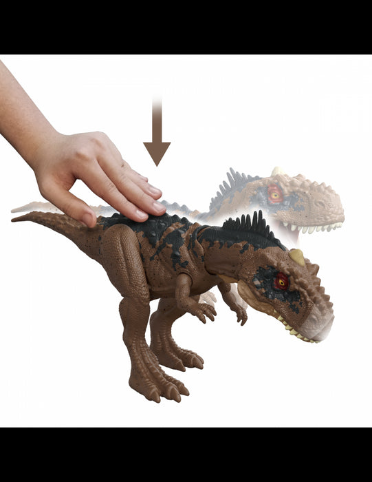 immagine-2-mattel-jurassic-world-rajasaurus-attacco-ruggente-con-suoni-ean-7427251318136