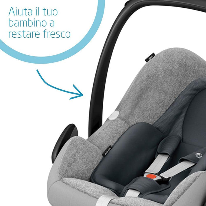 immagine-2-maxi-cosi-maxi-cosi-pebble-plus-fodera-estiva-per-seggiolino-auto-rivestimento-copriseggiolino-in-cotone-traspirante-grigio