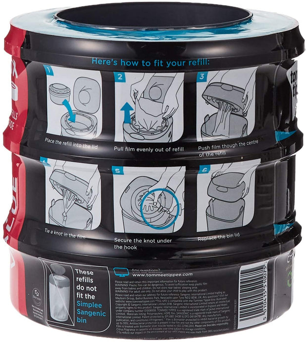 immagine-2-tommee-tippee-tommee-tippee-cartuccia-di-ricarica-twistclick-3-pezzi-green-ean-5010415510075