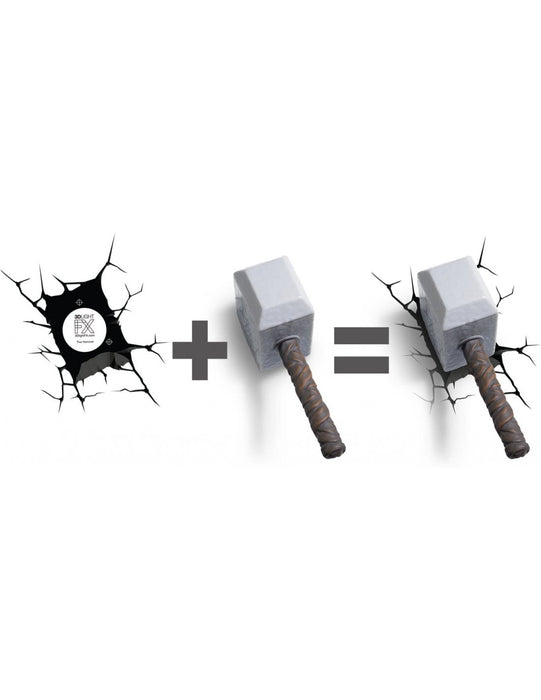 immagine-3-3d-lightfix-3d-light-fx-marvel-thors-hammer-3d-deco-led-da-parete-ean-816733002170