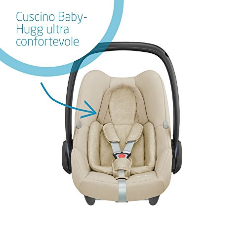 immagine-4-bebe-confort-ovetto-rock-seggiolino-auto-omologato-i-size-e-trasporto-aereo-gruppo-0-per-bambini-da-45-75-cm-0-12-mesi-cuscino-riduttore-ergonomico-nomad-sand-ean-8712930124658