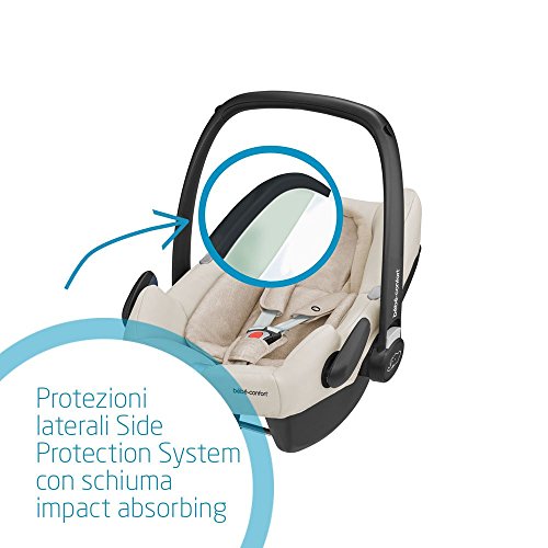 immagine-5-bebe-confort-ovetto-rock-seggiolino-auto-omologato-i-size-e-trasporto-aereo-gruppo-0-per-bambini-da-45-75-cm-0-12-mesi-cuscino-riduttore-ergonomico-nomad-sand-ean-8712930124658