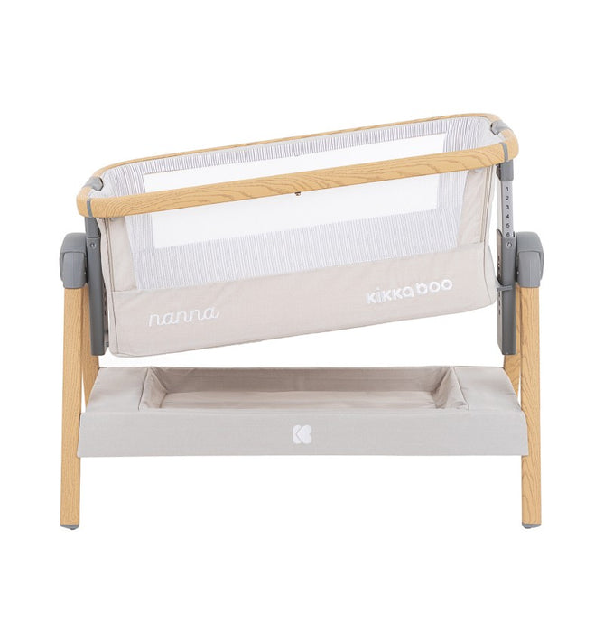 immagine-6-kikkaboo-kikkaboo-culla-fianco-letto-co-sleeping-nanna-beige-melange-ean-3801003020302